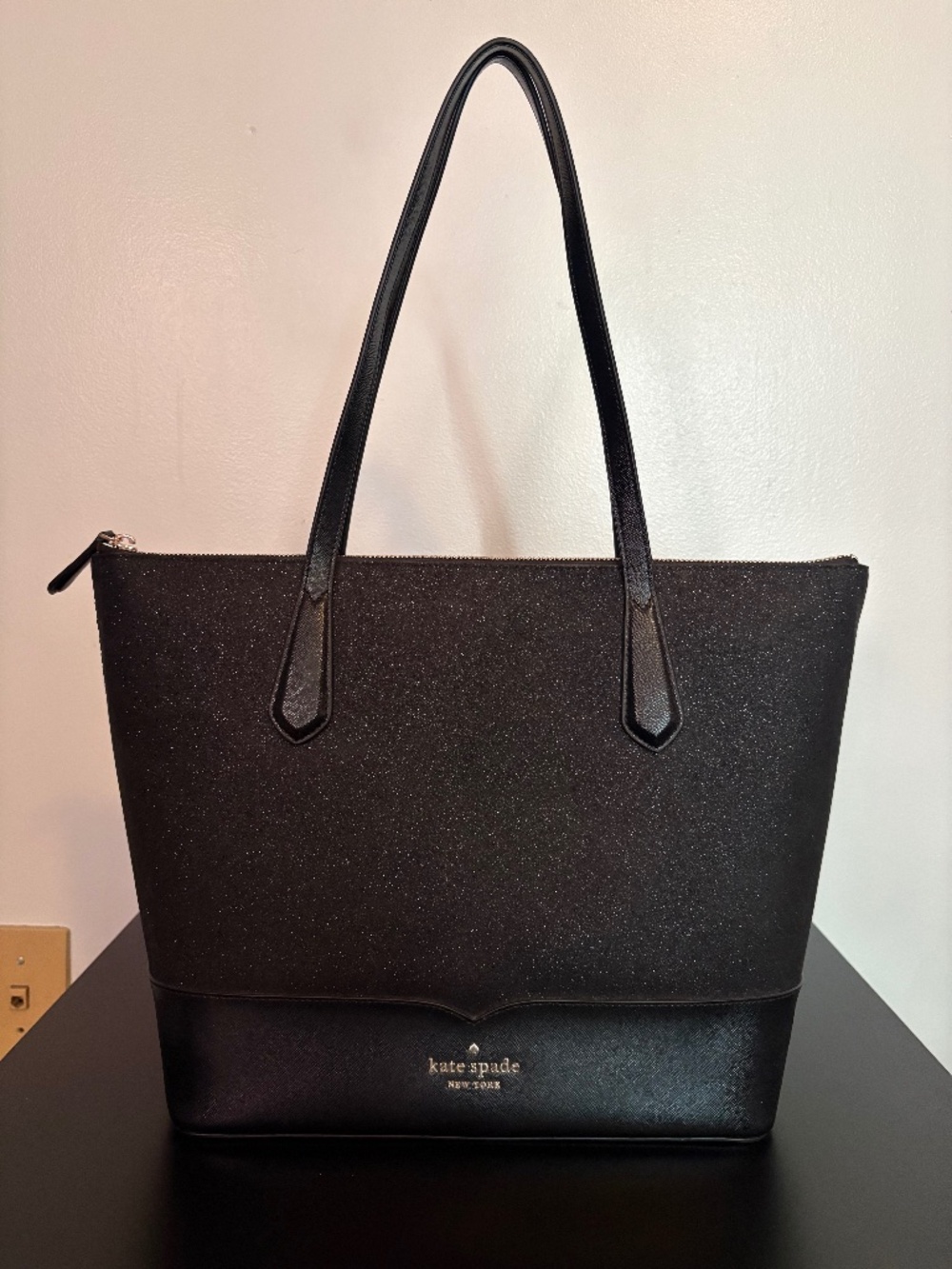 Kate Spade Lola Glitter Large Tote Bag